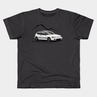 White Civic EG Kids T-Shirt